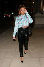 ALEXANDRA BURKE Arrives at Fiorucci Fashion Party in London 10/14/2021