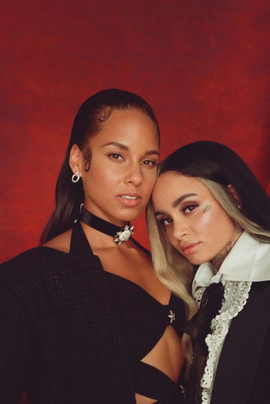 ALICIA KEYS and KEHLANI in Rolling Stone Magazine, November 2021