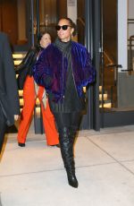 ALICIA KEYS Leaves an Office After Meeting with Jay-Z in New York 10/27/2021