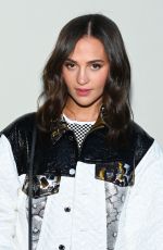 ALICIA VIKANDER at Louis Vuitton Womenswear SS22 Show at Paris Fashion Week 10/05/2021