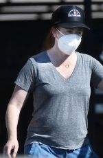 ALYSON HANNIGAN Out Shopping for Halloween Decorations 10/17/2021