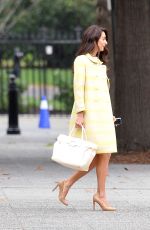 AMAL CLOONEY Out for a Meeting in Washington D.C. 10/12/2021