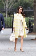 AMAL CLOONEY Out for a Meeting in Washington D.C. 10/12/2021