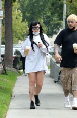 AMANDA BYNES and Paul Michael Kissing Out in West Hollywood 09/30/2021
