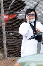 AMANDA BYNES and Paul Michael Kissing Out in West Hollywood 09/30/2021
