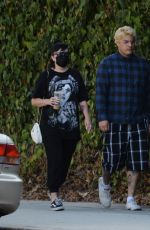 AMANDA BYNES and Paul Michael Out in Los Angeles 10/07/2021