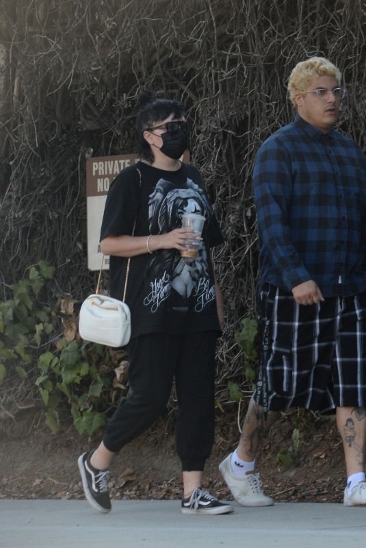 AMANDA BYNES and Paul Michael Out in Los Angeles 10/07/2021