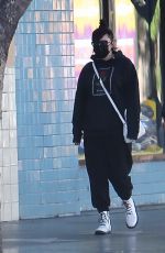AMANDA BYNES and Paul Michael Out on Hollywood Blvd in Los Angeles 10/18/2021