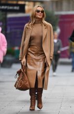 AMANDA HOLDEN Arrives at Global Radio Studios in London 10/12/2021