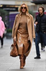 AMANDA HOLDEN Arrives at Global Radio Studios in London 10/12/2021