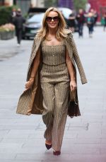 AMANDA HOLDEN Arrives at Global Studios in London 10/08/2021