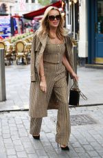 AMANDA HOLDEN Arrives at Global Studios in London 10/08/2021