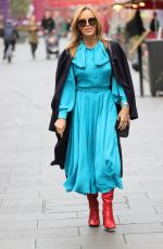 AMANDA HOLDEN Arrives at Heart Radio in London 10/26/2021