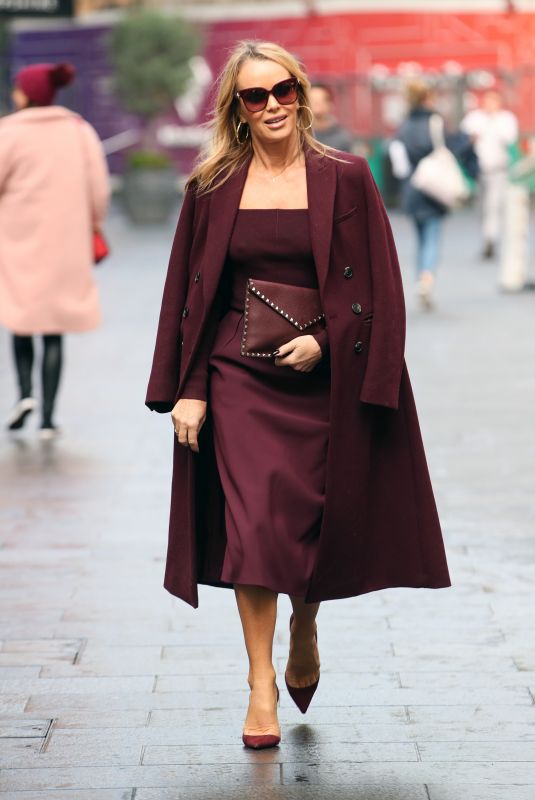 AMANDA HOLDEN at Global Radio Studios in London 10/25/2021