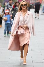 AMANDA HOLDEN Leaves Heart Radio in London 10/27/2021