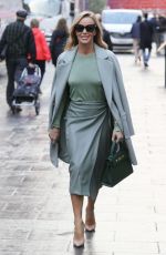 AMANDA HOLDEN Leaves Heart Radio in London 10/29/2021