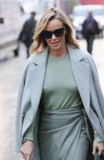 AMANDA HOLDEN Leaves Heart Radio in London 10/29/2021