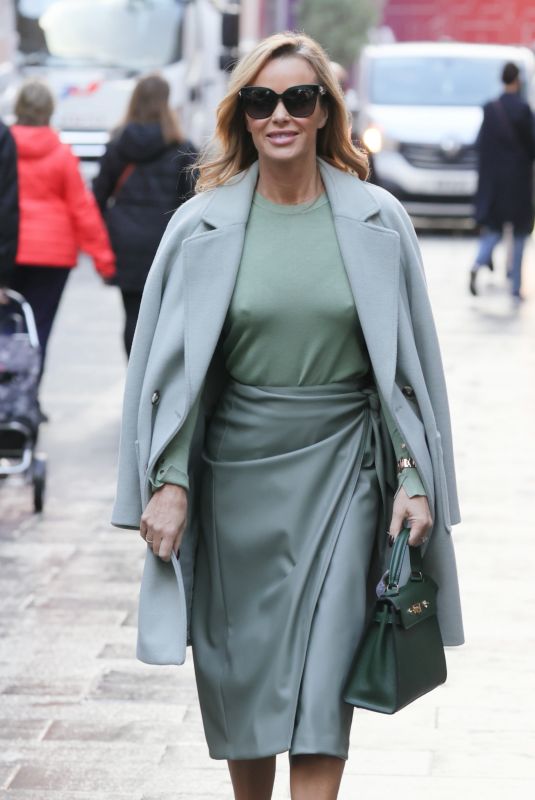 AMANDA HOLDEN Leaves Heart Radio in London 10/29/2021