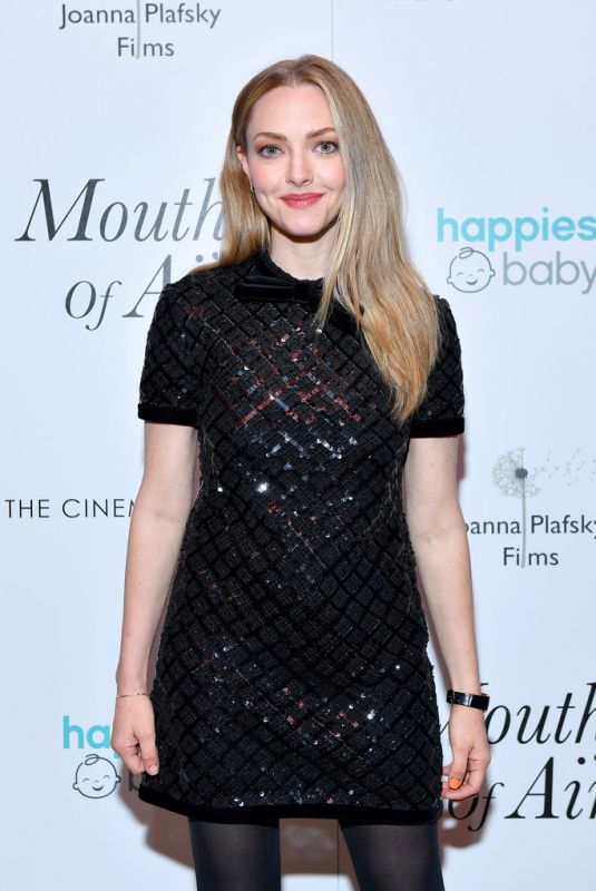 AMANDA SEYFRIED at A Mouthful of Air Special Screening in New York 10/24/2021