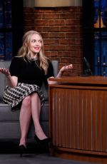 AMANDA SEYFRIED at Late Night with Seth Meyers 10/26/2021 