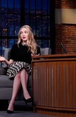 AMANDA SEYFRIED at Late Night with Seth Meyers 10/26/2021 