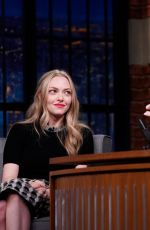 AMANDA SEYFRIED at Late Night with Seth Meyers 10/26/2021 