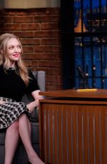 AMANDA SEYFRIED at Late Night with Seth Meyers 10/26/2021 