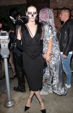 AMANDA STEELE Arrives at a Halloween Party in Hollywood 10/28/2021