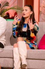 AMBER DAVIES at Lorraine TV Show in London 10/29/2021