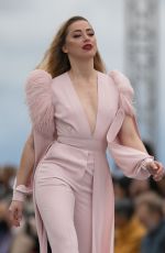 AMBER HEARD at Le Defile L