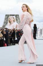 AMBER HEARD at Le Defile L’Oreal Paris 2021 Show at Paris Fashion Week 10/03/2021