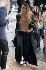 AMBER HEARD Out and About in Paris 10/03/2021