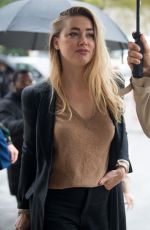 AMBER HEARD Out and About in Paris 10/03/2021