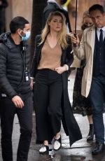 AMBER HEARD Out and About in Paris 10/03/2021