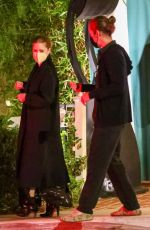 AMY ADAMS Out for Dinner at San Vicente Bungalow in Los Angeles 10/08/2021