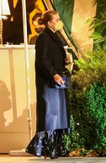 AMY ADAMS Out for Dinner at San Vicente Bungalow in Los Angeles 10/08/2021