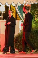 AMY ADAMS Out for Dinner at San Vicente Bungalow in Los Angeles 10/08/2021