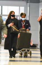 ANA DE ARMAS Arrives at JFK Airport in New York 10/06/2021