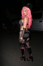 ANASTASIA KARANIKOLAOU and VICTORIA VILLARROEL  Arrives at a Private A-list Halloween Party in West Hollywood 10/30/2021