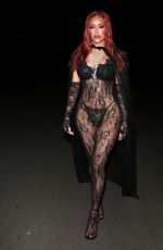 ANASTASIA KARANIKOLAOU and VICTORIA VILLARROEL Arrives at a Private Halloween Party in Los Angeles 10/29/2021