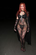 ANASTASIA KARANIKOLAOU and VICTORIA VILLARROEL Arrives at a Private Halloween Party in Los Angeles 10/29/2021