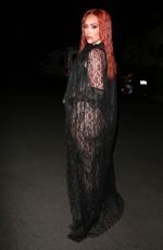 ANASTASIA KARANIKOLAOU and VICTORIA VILLARROEL Arrives at a Private Halloween Party in Los Angeles 10/29/2021