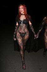 ANASTASIA KARANIKOLAOU and VICTORIA VILLARROEL Arrives at a Private Halloween Party in Los Angeles 10/29/2021