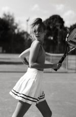 ANASTASIYA SCHEGLOVA at a Photoshoot at Tennis Court, 2021