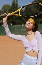 ANASTASIYA SCHEGLOVA at a Photoshoot at Tennis Court, 2021