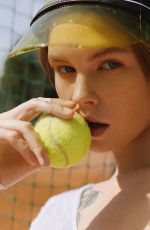 ANASTASIYA SCHEGLOVA at a Photoshoot at Tennis Court, 2021