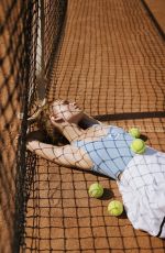 ANASTASIYA SCHEGLOVA at a Photoshoot at Tennis Court, 2021