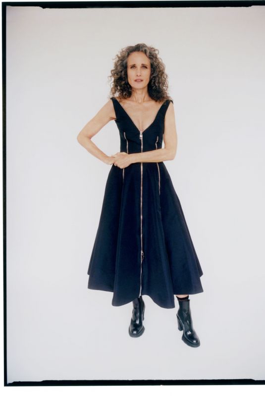 ANDIE MACDOWELL for Interview Magazine, October 2021