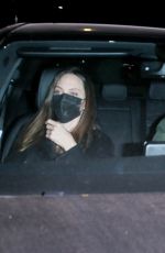 ANELINA JOLIE and Her Ex-husband Jonny Lee Miller Out for Dinner in Beverly Hills 10/11/2021