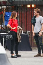 ANGELA SARAFYAN Out with a Friend in New York 10/12/2021